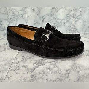 Peter Millar Black Suede Loafers